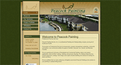 Desktop Screenshot of peacockpainting.com